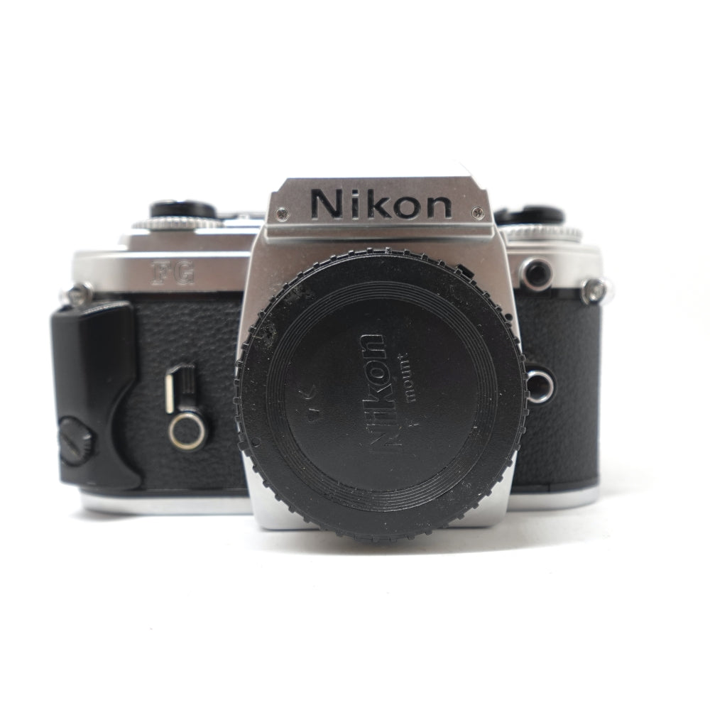 Used Nikon FG 35mm SLR Camera Body | Chrome | U8