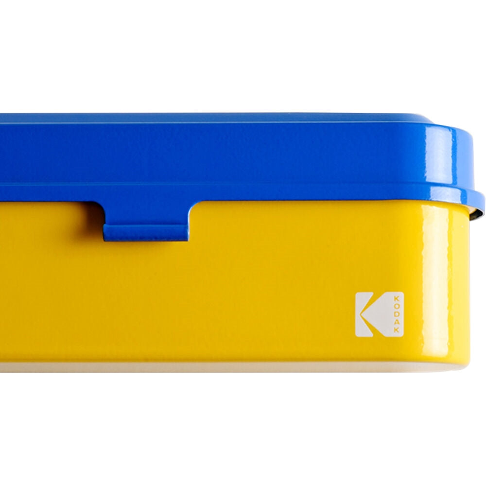 Kodak Steel 135mm Film Case | Blue Lid/Yellow Body
