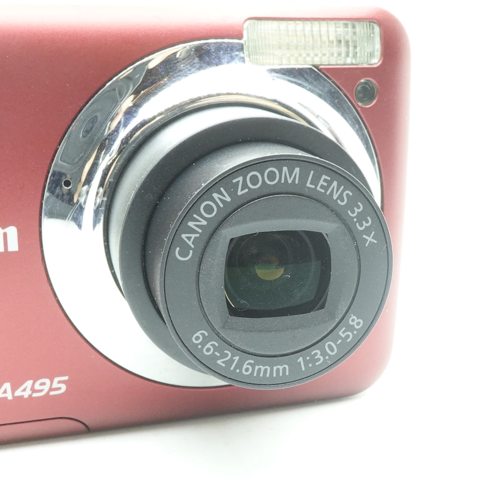 Used Canon Powershot A495 | Red | U8+