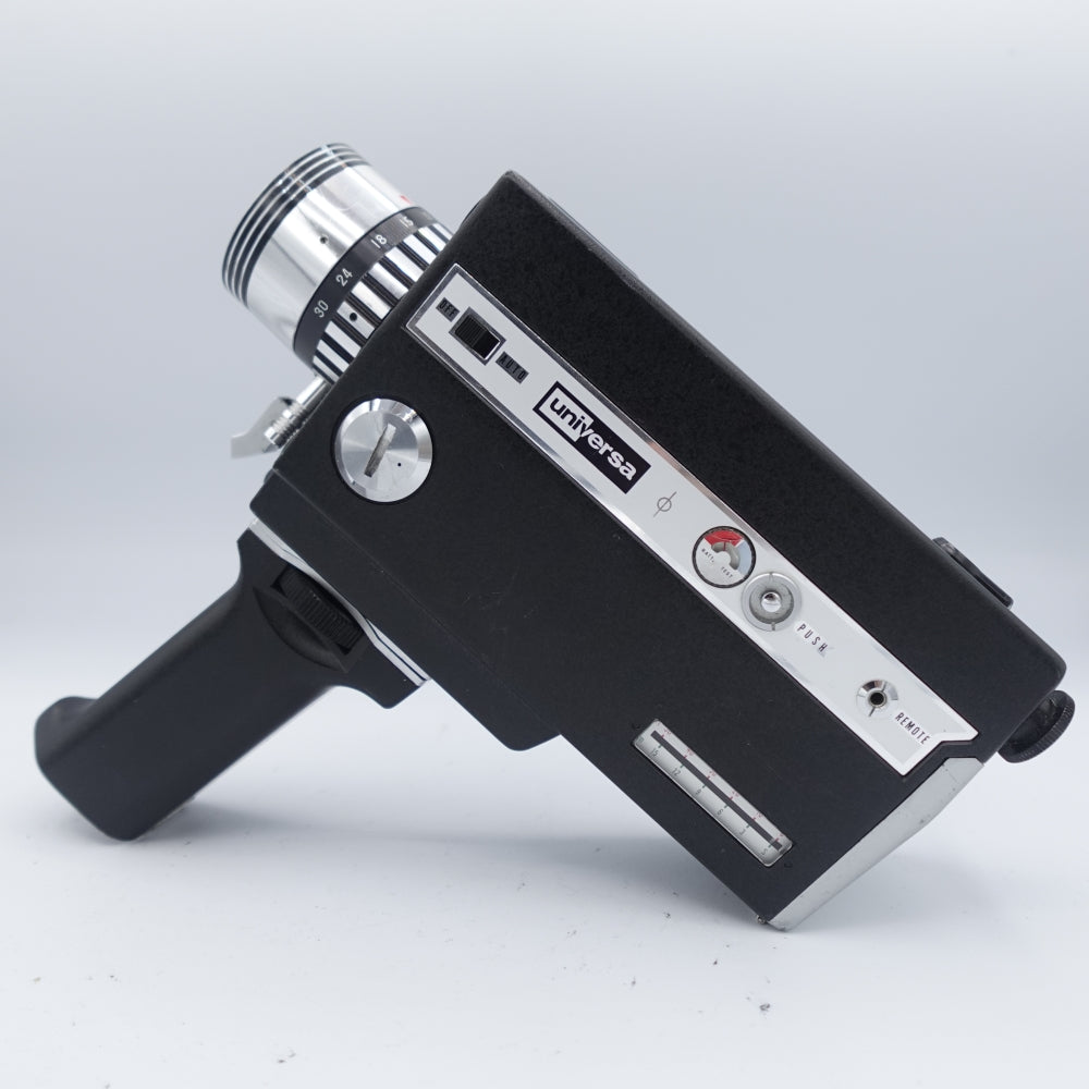 Used Universa 2500L Zoom Super 8 Movie Camera | Chrome | U8