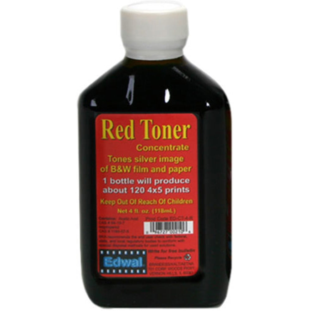 Edwal Toner for Black and White Prints | 4 oz, Red