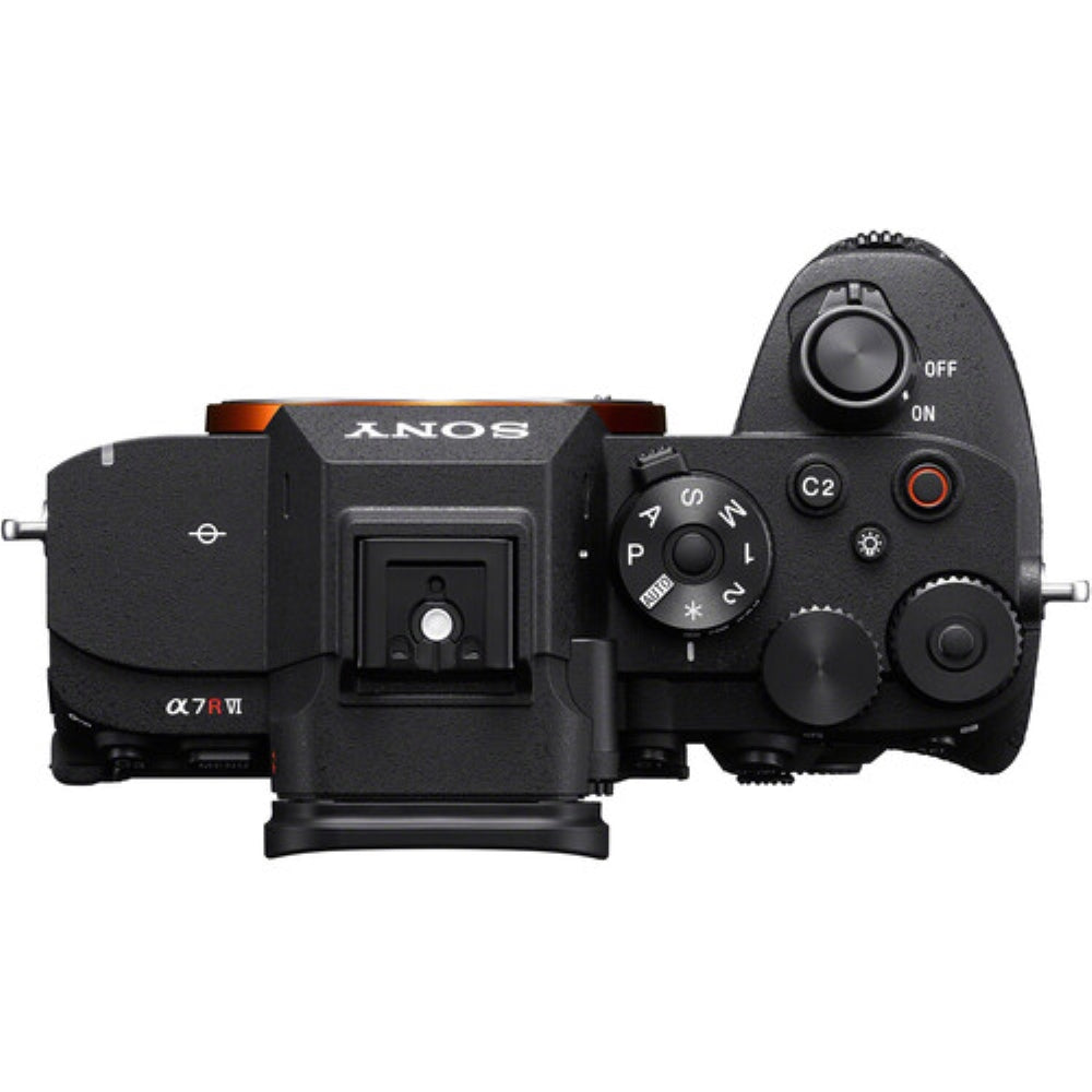 Sony a7R VI Mirrorless Camera Bundle with Novachips CFexpress 400GB 4.0 Type A Card + Cleaning Kit + Screen Protector + Camera Bag + Cloth (6 Items)