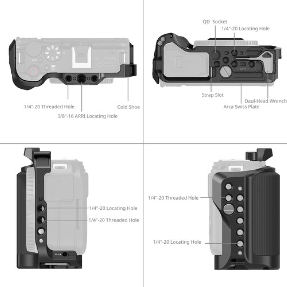 SmallRig Camera Cage for Canon EOS R50 V | Black