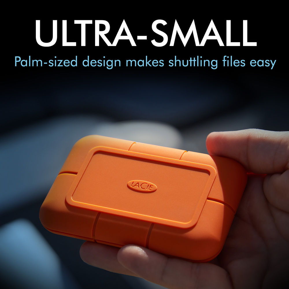 LaCie 1TB Rugged USB 3.1 Type-C External SSD
