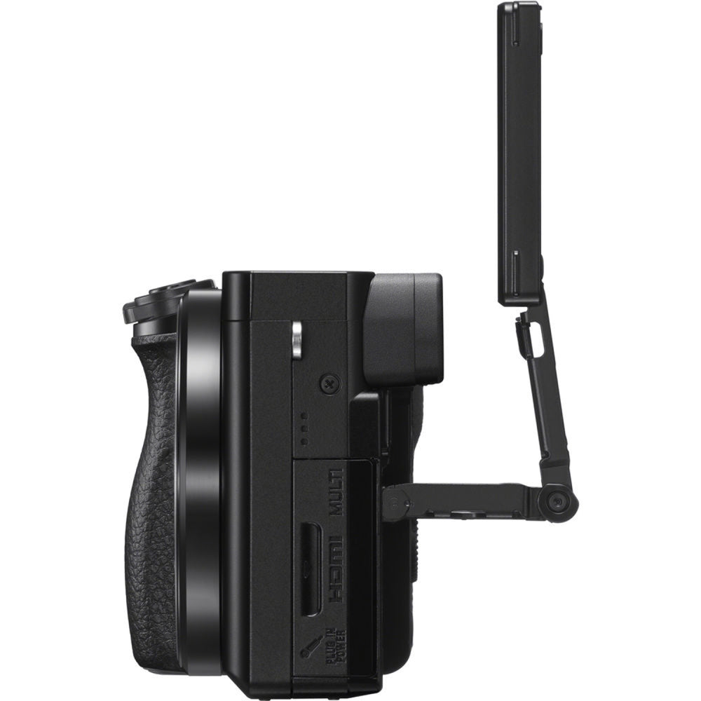 Sony Alpha a6100 Mirrorless Digital Camera (Body Only) Bundle with Sigma 10-18mm f/2.8 DC DN Contemporary Lens + 64GB Card + UV Filter + Cleaning Kit + Camera Shoulder Bag (12 Items)