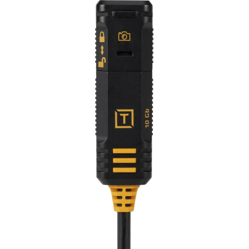Tether Tools TetherPro Optima 10G TetherBoost Locking USB-C Extension Cable | 16', Non-Reflective Black