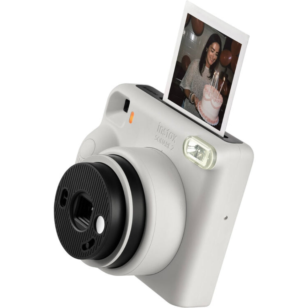 FUJIFILM instax SQUARE 2 Instant Film Camera | Misty White