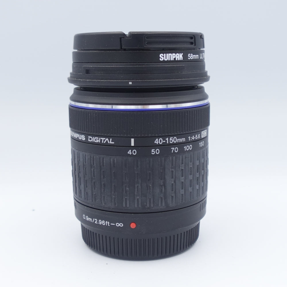 Used Olympus Zuiko Digital ED 40-150mm f/4-5.6 DSLR Lens | Black | U9