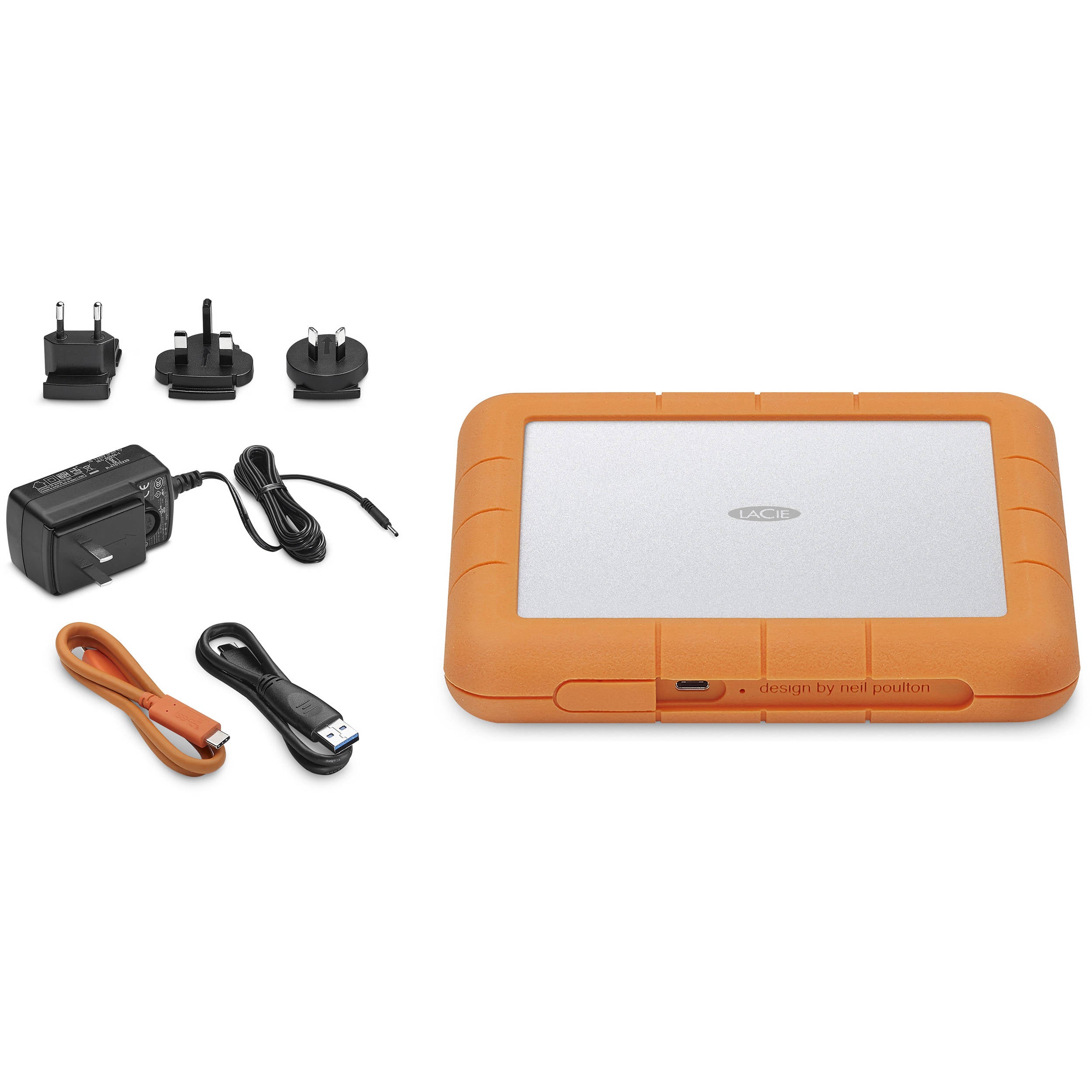 LaCie 8TB Rugged RAID Shuttle USB 3.0 Type-C External Hard Drive