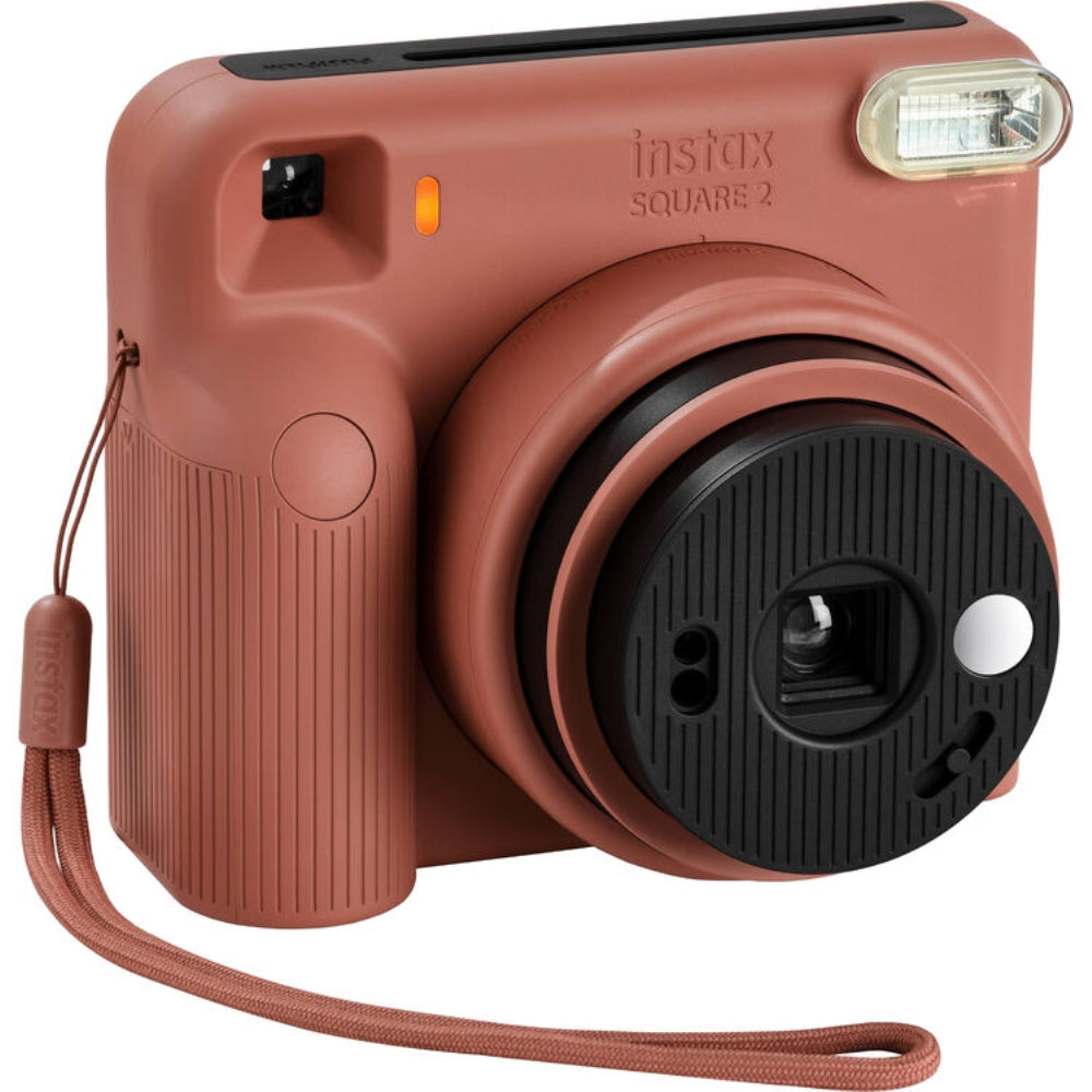 FUJIFILM instax SQUARE 2 Instant Film Camera | Brick Red