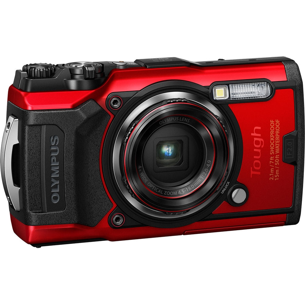 Olympus Tough TG-6 Digital Camera | Red **OPEN BOX**