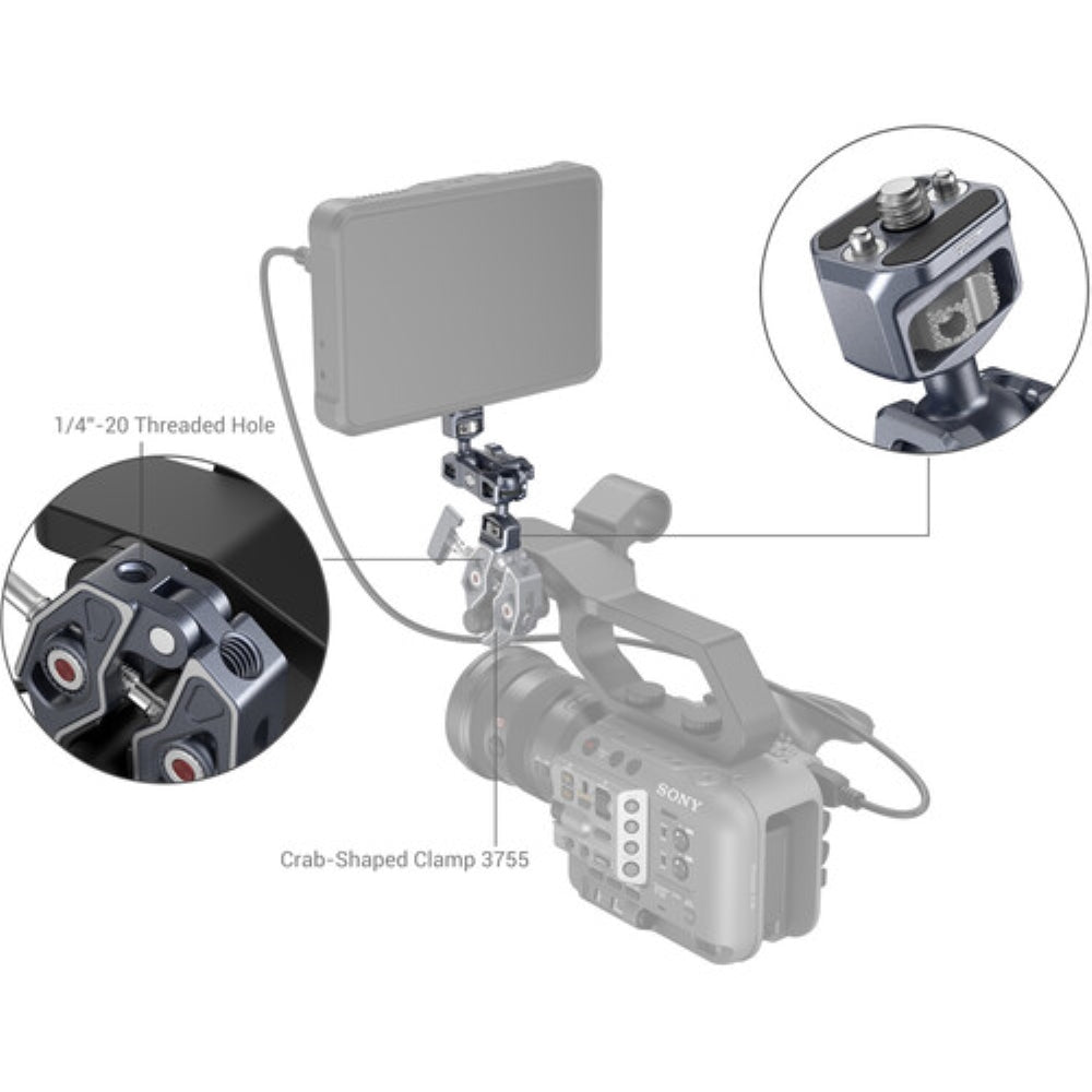 SmallRig Magic Arm with Dual Ball Heads | 1/4"-20 Screws