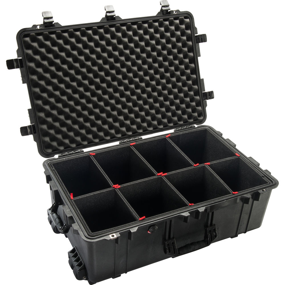 Pelican 1650TP Case with TrekPak Divider System | Black