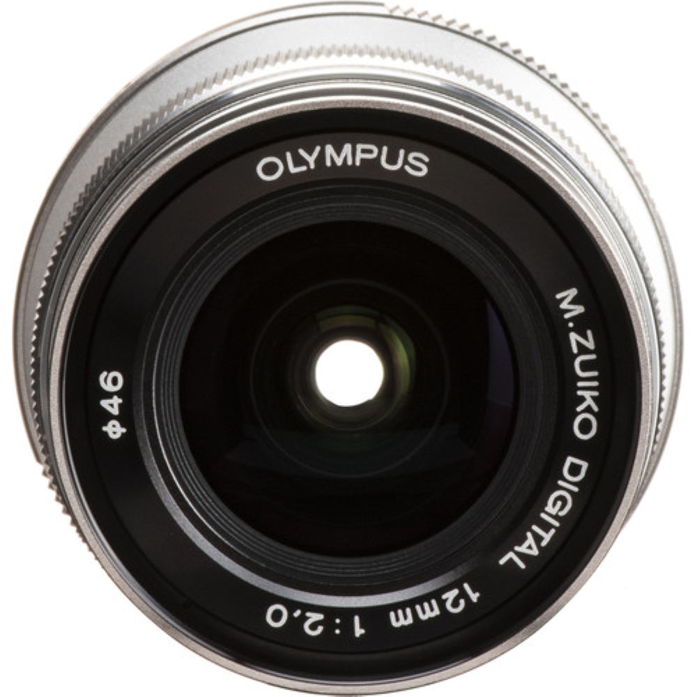 Olympus M.Zuiko Digital ED 12mm f/2 Lens | Silver