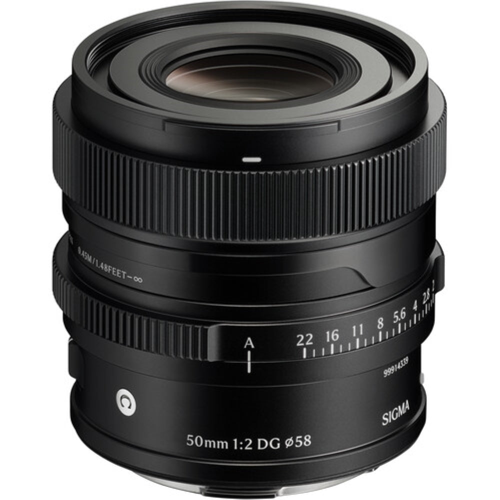 Sigma 50mm f/2 DG Contemporary Lens | L-Mount, Black
