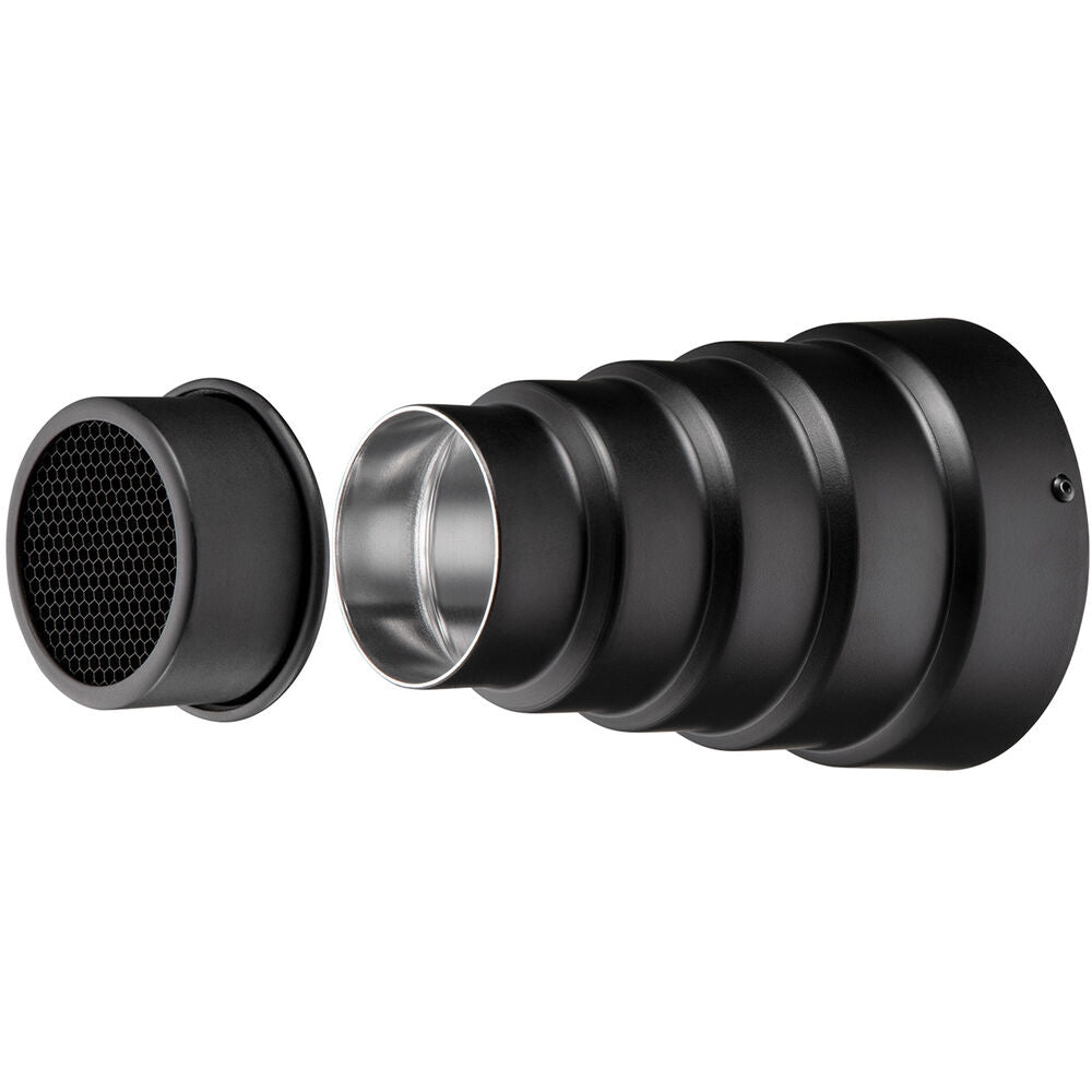 Westcott Snoot with Honeycomb Grid for FJ200 and FJ80 | Includes FJ80 Magnetic Mounting Ring