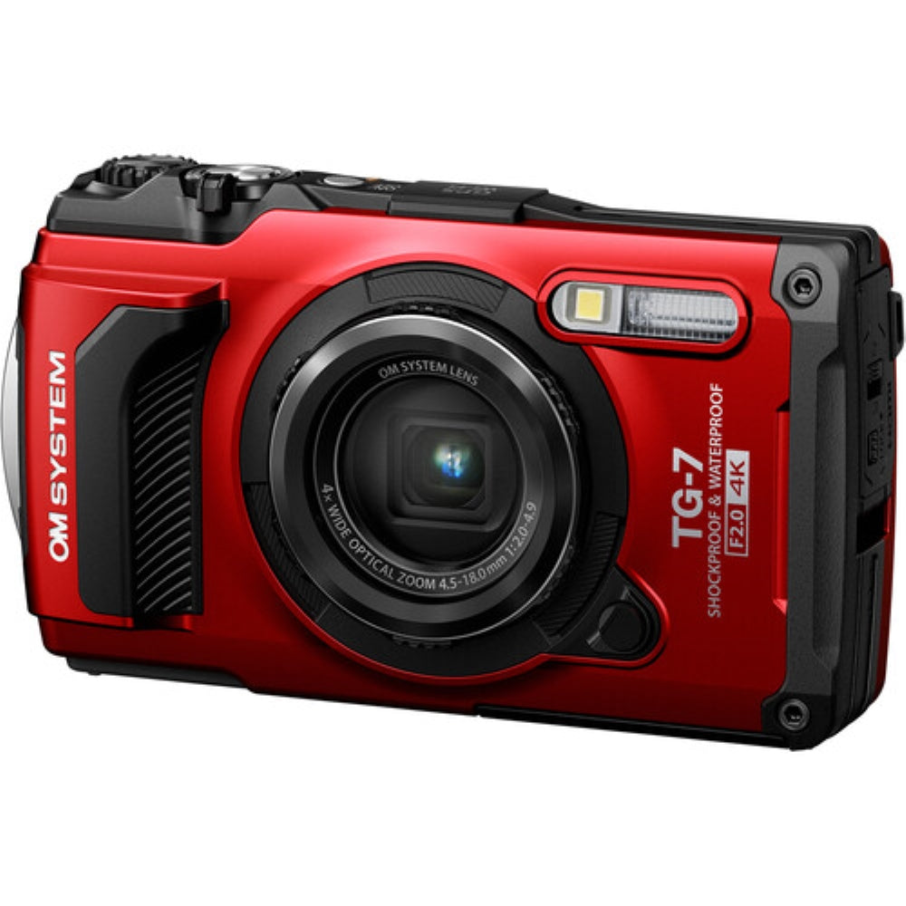 OM SYSTEM Tough TG-7 Digital Camera | Red