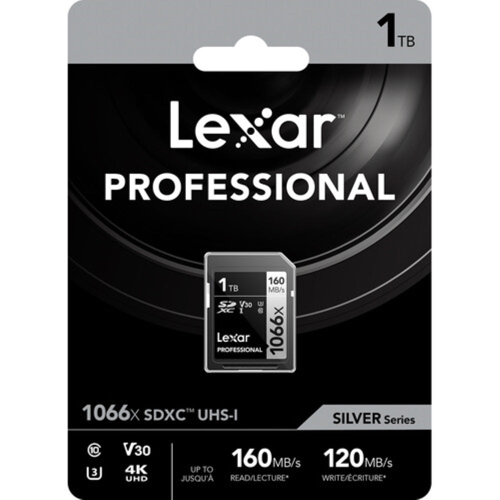 Lexar 1TB Professional 1066x UHS-I SDXC Memory Card | SILVER Series