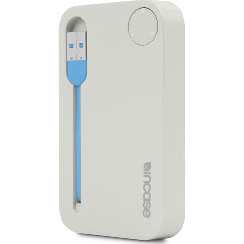 Incase Designs Corp Single Charge Battery Portable Power 2500 | Gray/Fluro Blue