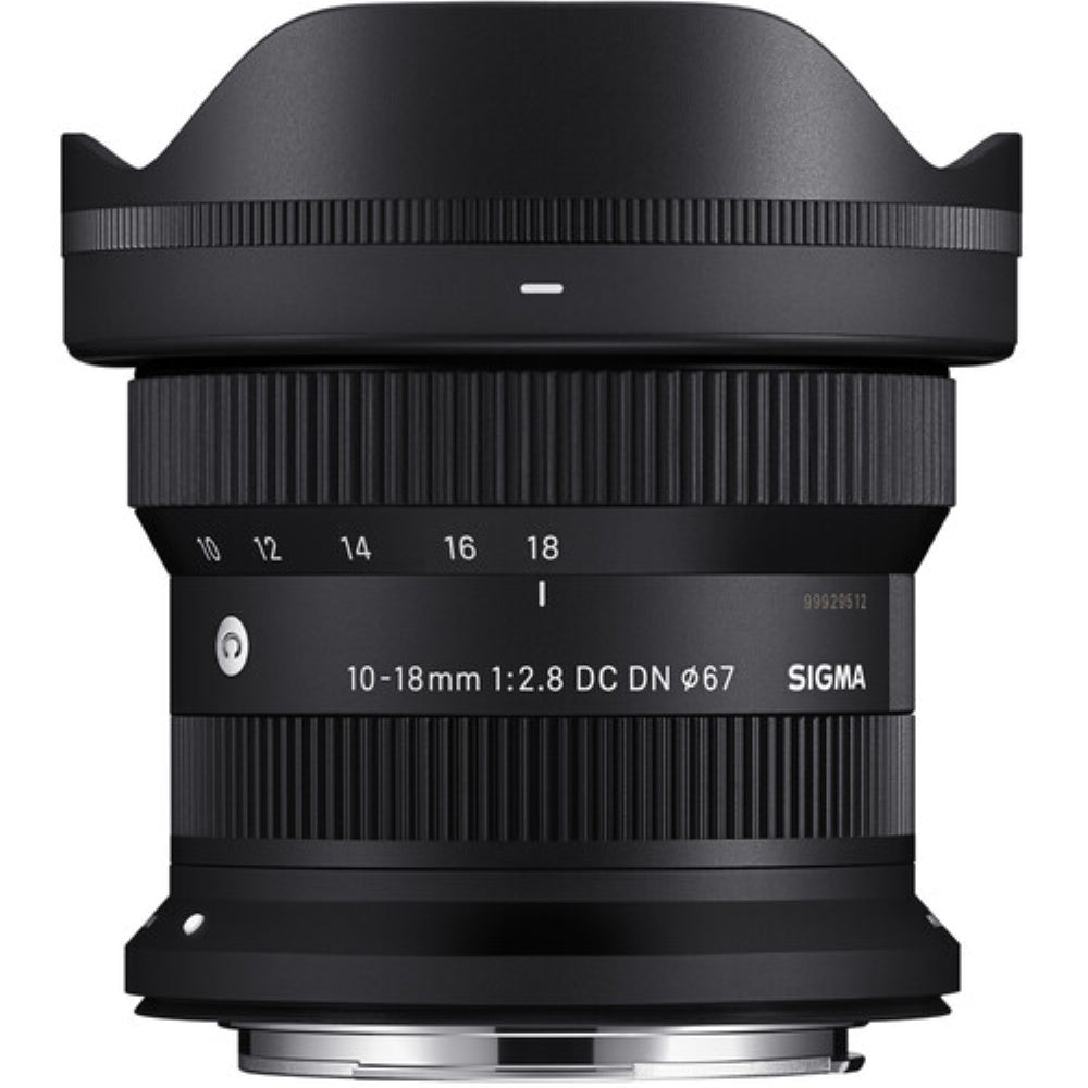 Sigma 10-18mm f.2.8 DC DN Contemporary Compatible with Canon RF Mount (APS-C) Bundle with 67mm Filter + Lens Cap Keeper + Deluxe Cleaning Kit + Cleaning Cloth (5 Items)