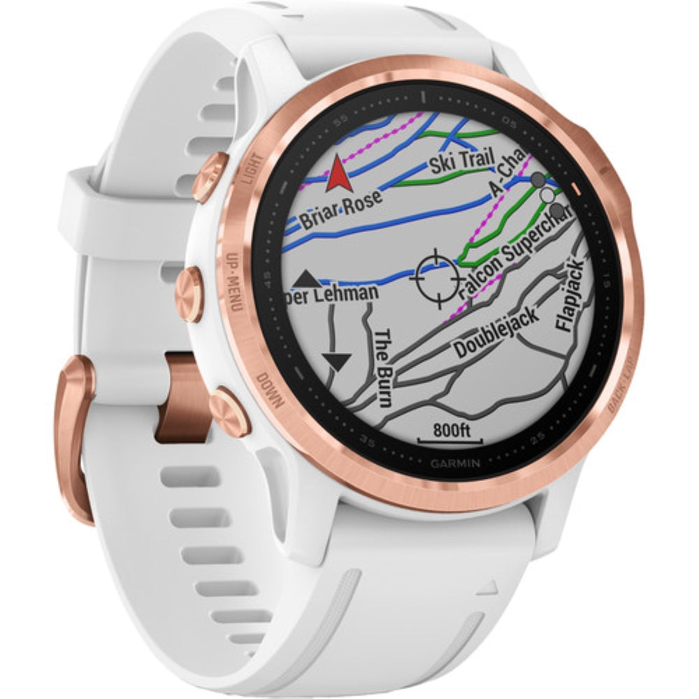 Garmin fenix 6S Multisport GPS Smartwatch 42mm, Pro, Rose Gold-Tone