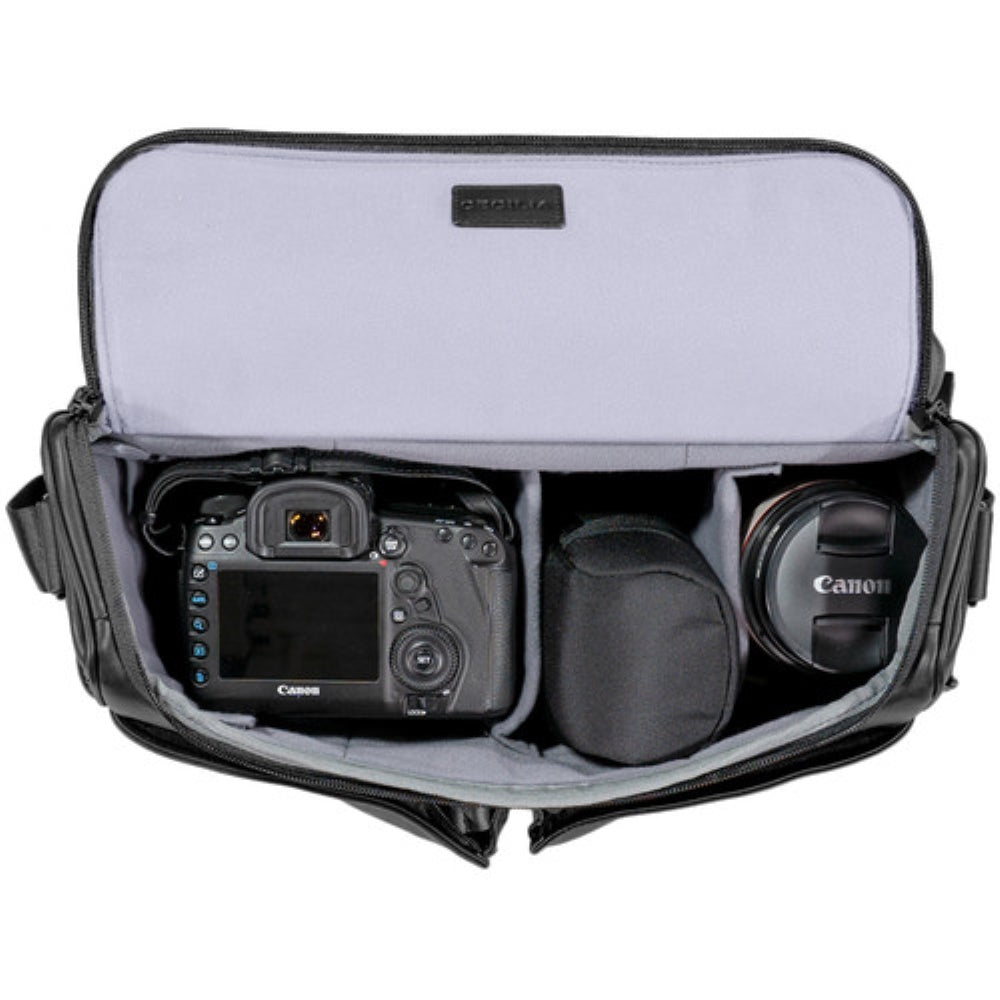 Cecilia Gallery Lambert 12L Camera Bag | Black, Leather