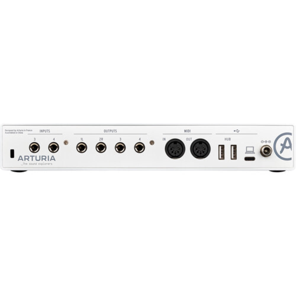 Arturia MiniFuse 4 Portable 4x4 USB Type-C Audio/MIDI Interface | White