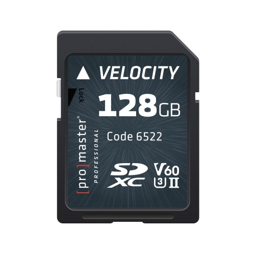 PROMASTER 6522 SDXC 128GB VELOCITY Memory Card 1900X
