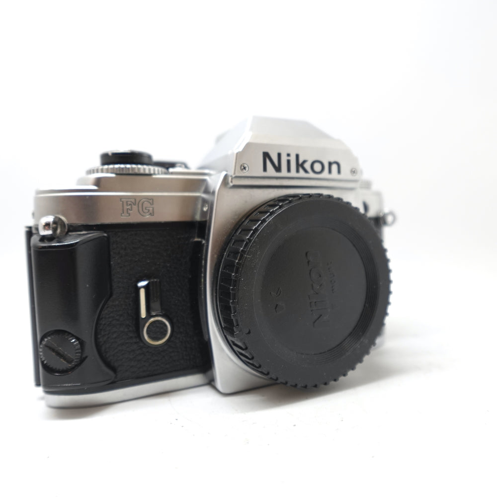 Used Nikon FG 35mm SLR Camera Body | Chrome | U8