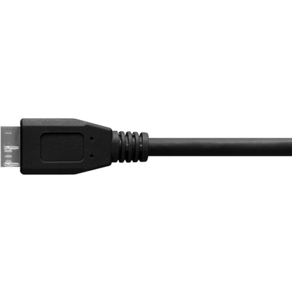 Tether Tools TetherPro USB Type-C Male to Micro-USB 3.0 Type B Male Cable | 15', Black, Right-Angle