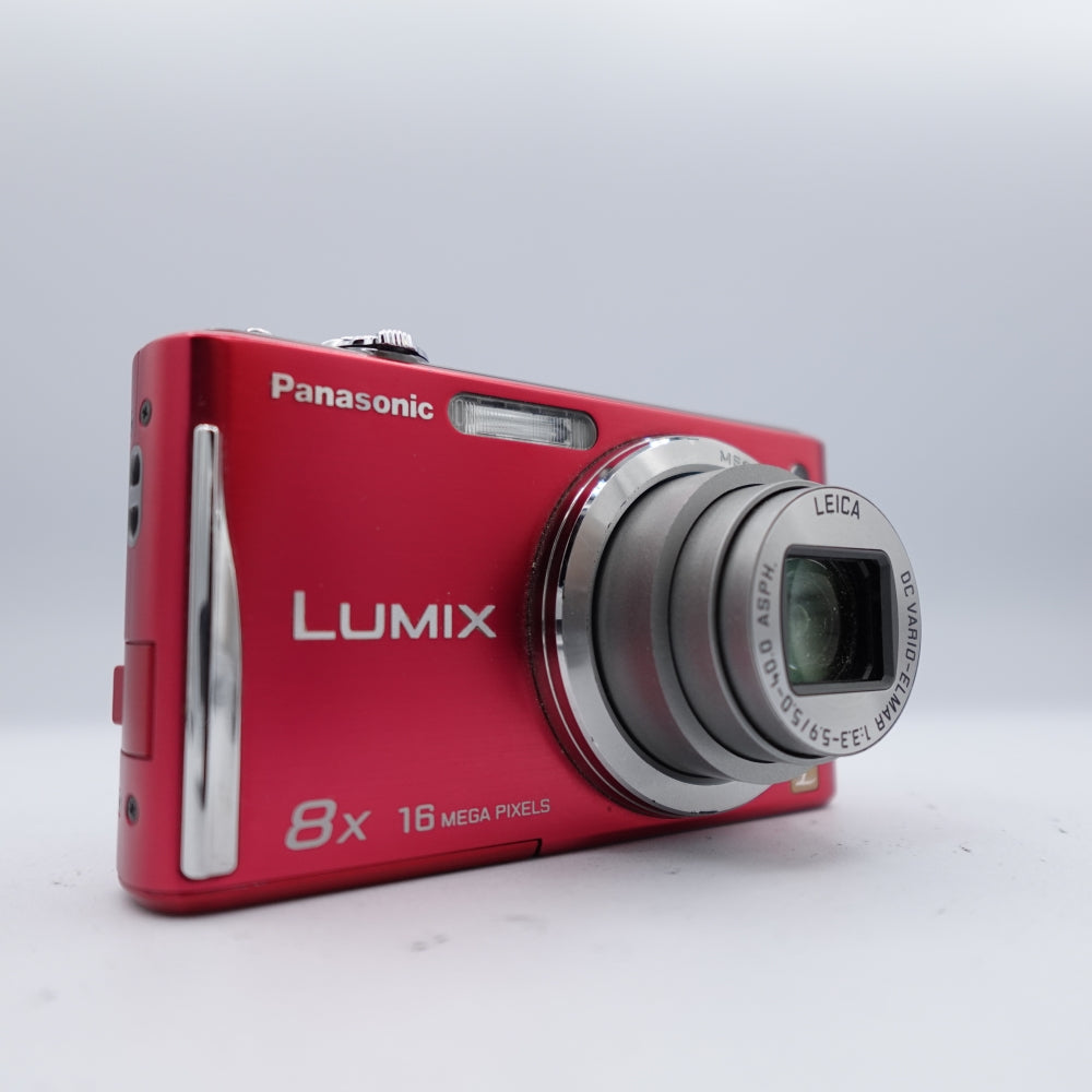 Used Panasonic Lumix DMC-FH25 Digital Point and Shoot Camera | Red | U8+