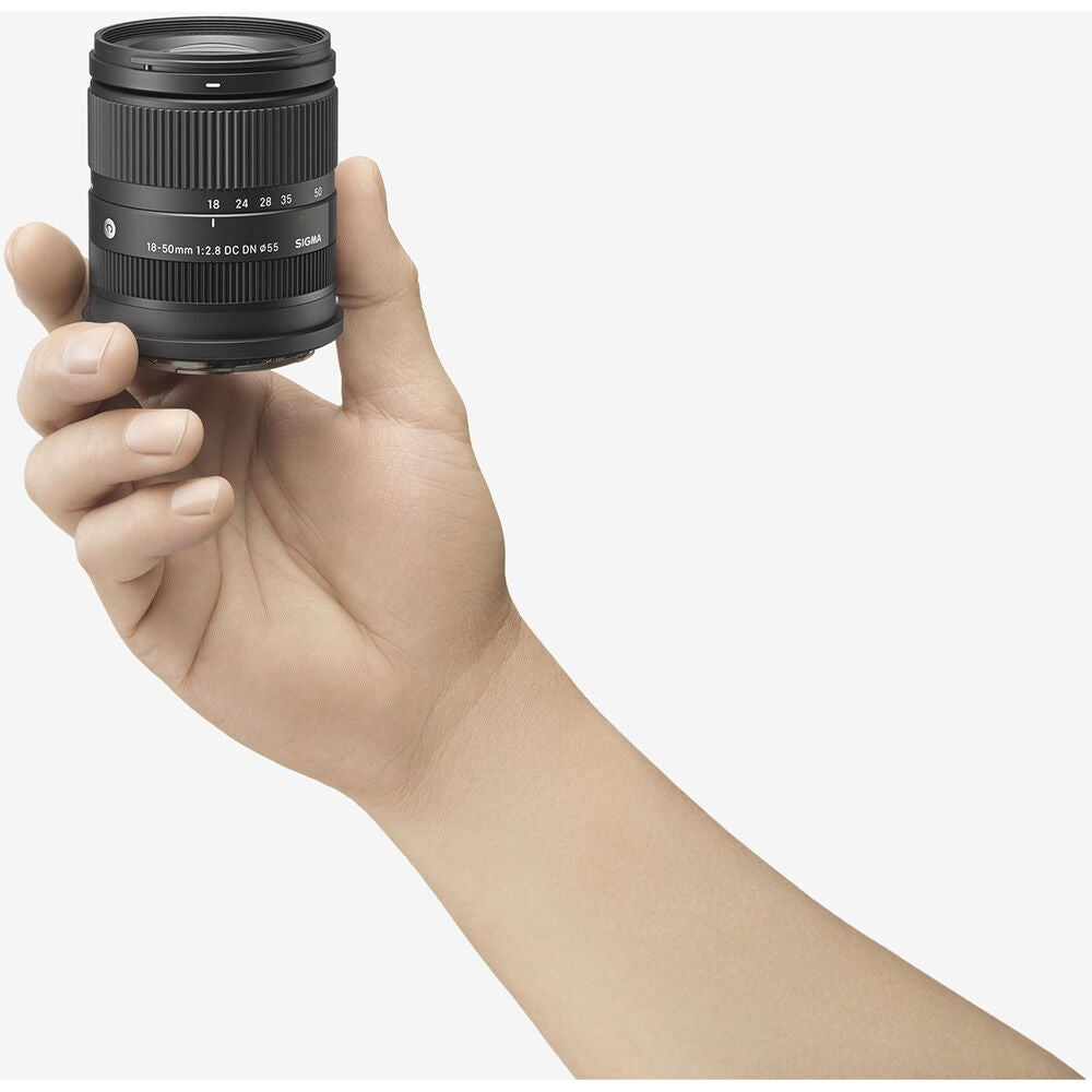Sigma 18-50mm f/2.8 DC DN Contemporary Lens |Sony E Bundle with UV Filter + Photo Starter Kit (11 Pieces) + Microfiber Cleaning Cloth (4 Items)