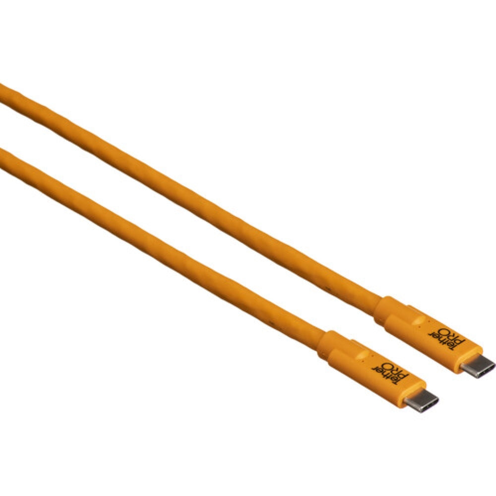 Tether Tools TetherPro USB Type-C Male to USB Type-C Male Cable | 15', Orange