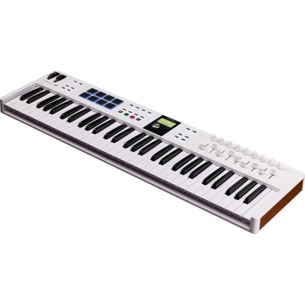 Arturia KeyLab Essential mk3 61-Key Universal MIDI Controller and Software | White