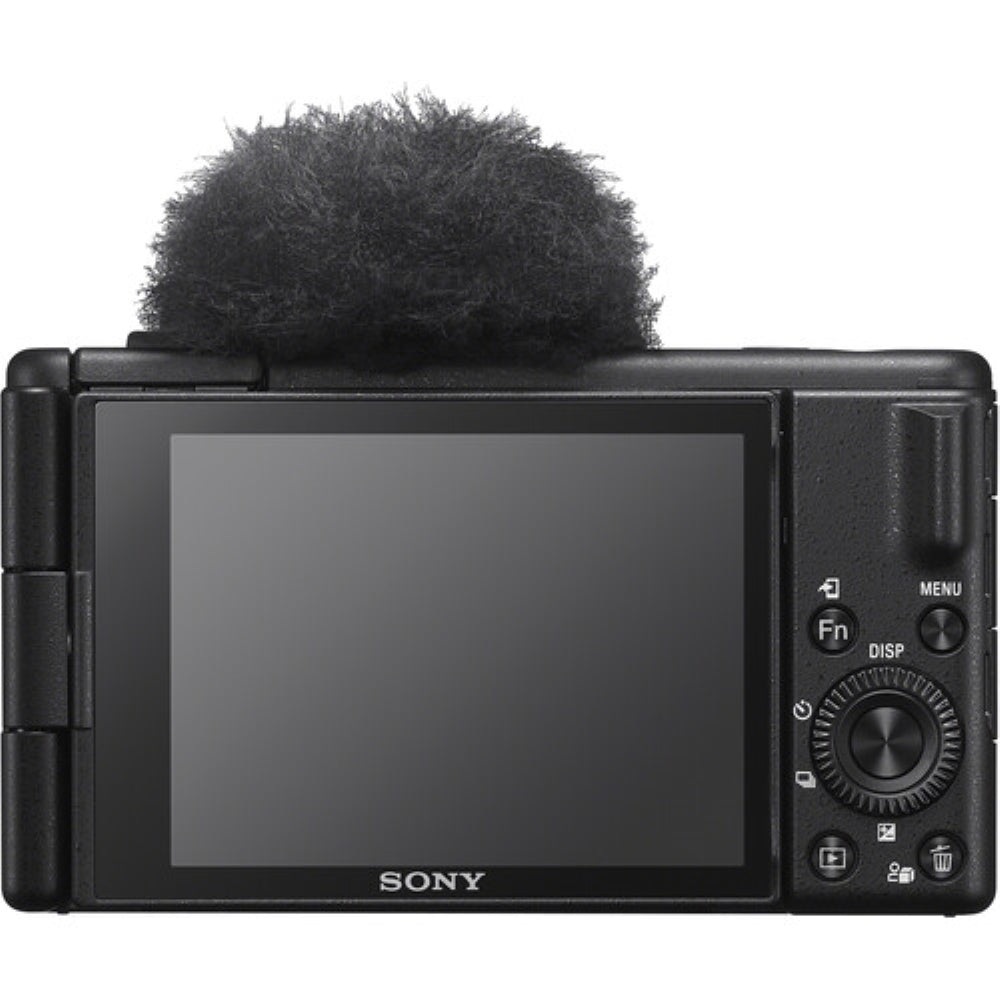 Sony ZV-1 II Digital Camera |Black Bundled with 64GB Memory Card + Microfiber Cleaning Cloth + Photo Starter Kit (11 Pieces) (4 Items)