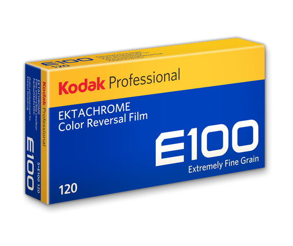Kodak Ektachrome E100 Color Transparency Film | 120 Roll Film, 5-Pack