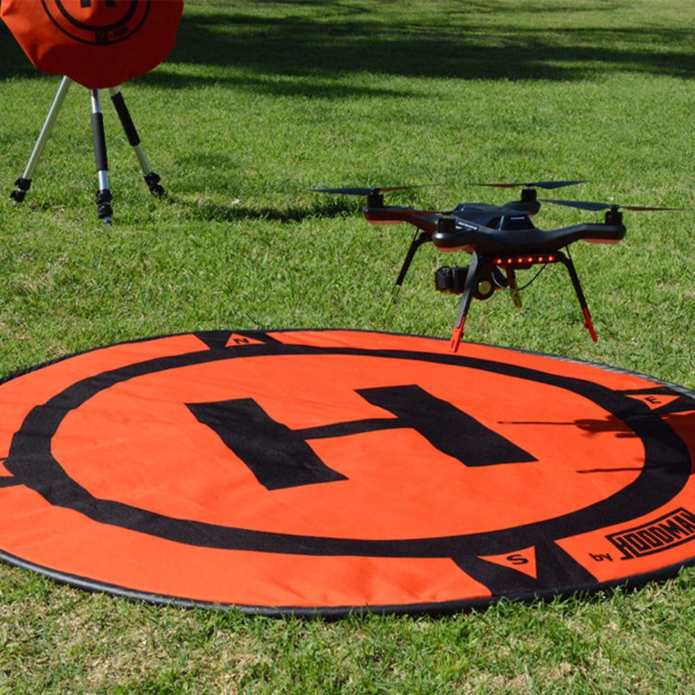 Hoodman Drone Launch Pad for DJI Inspire and Yuneec Typhoon | 5' Diameter