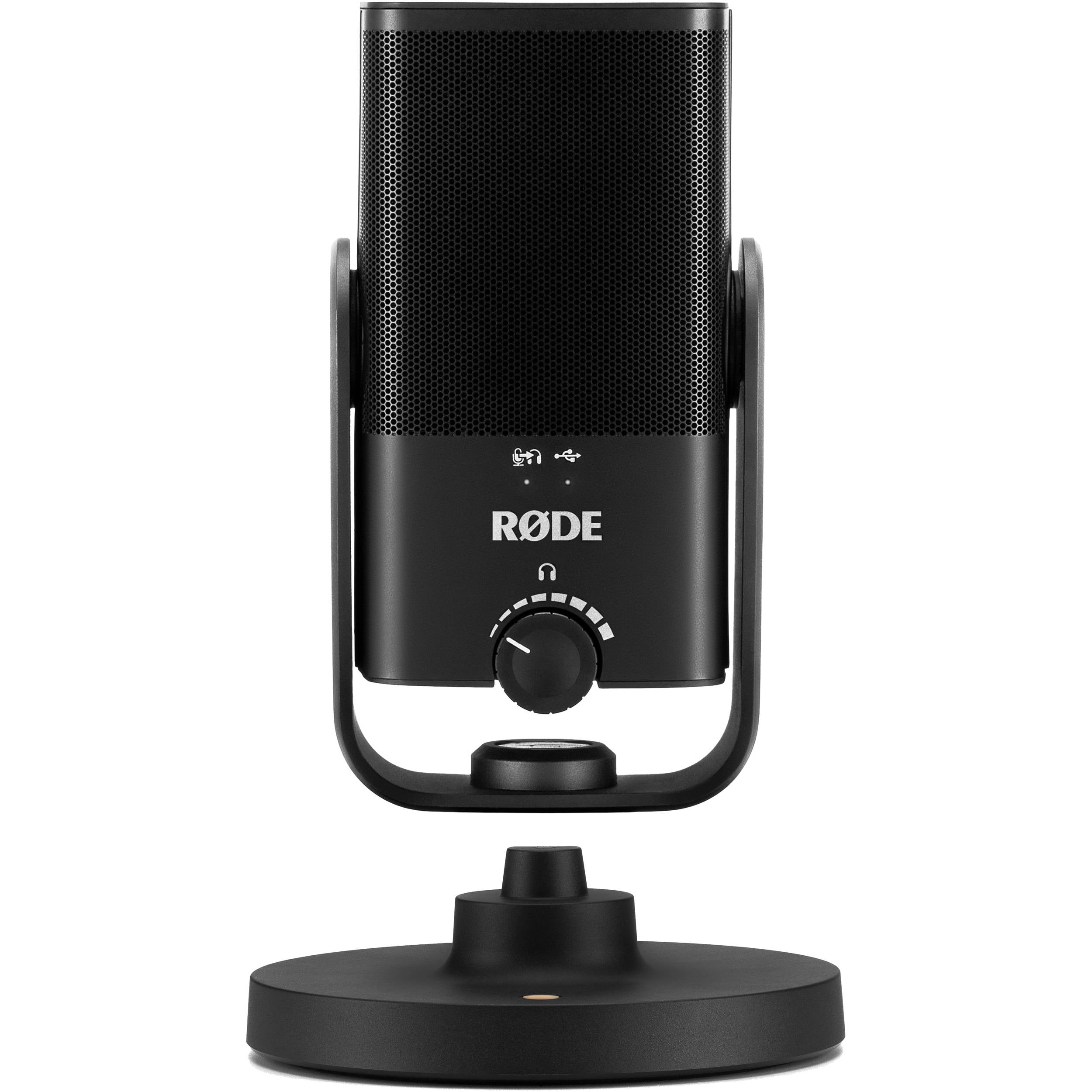 Rode Mini USB Mic + Multi-Purpose Headphones + Pop Filter Wind Screen - Essential Podcast Bundle