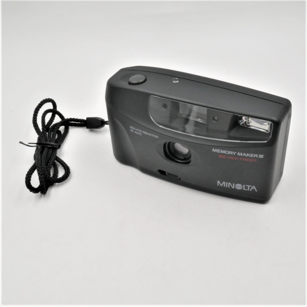 Minolta Memory Maker III Big View Finder Point and Shoot Film Camera | USED
