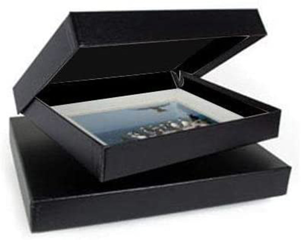 Archival Methods 10-031 Drop Front Archival Storage Box | 17.25 x 22.25 x 2", Black