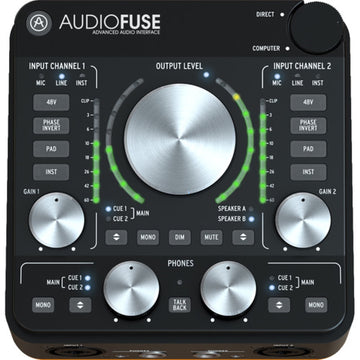 Arturia AudioFuse Rev2 - 14x14 Audio Interface - Black