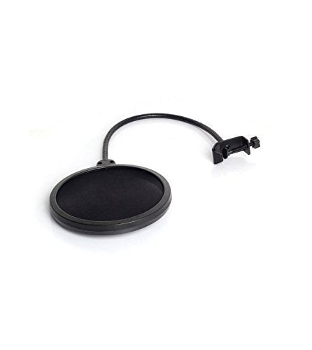 Rode Mini USB Mic + Multi-Purpose Headphones + Pop Filter Wind Screen - Essential Podcast Bundle