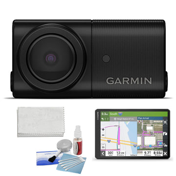 Garmin BC 50 with Night Vision + Garmin Dezl OTR 1010 + K&M Camera Microfiber Cleaning Cloth + Precision Design 5-Piece Camera & Lens Cleaning Kit Bundle