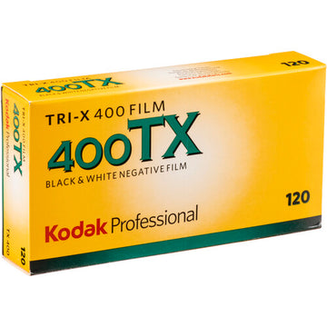 Kodak Professional Tri-X 400 Black & White Negative Film | 120 Size Roll, 5 Pack