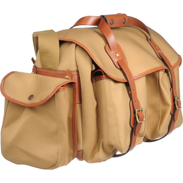 Billingham 550 Shoulder Bag | Khaki with Tan Leather Trim