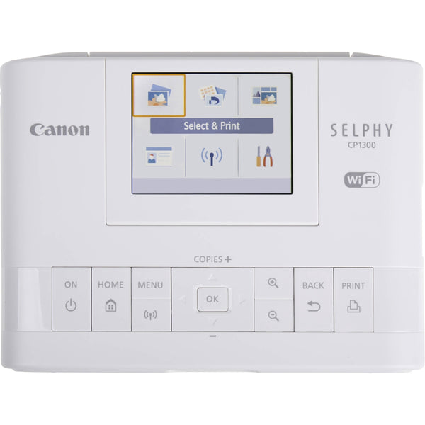 Canon SELPHY CP1300 Compact Photo Printer, White