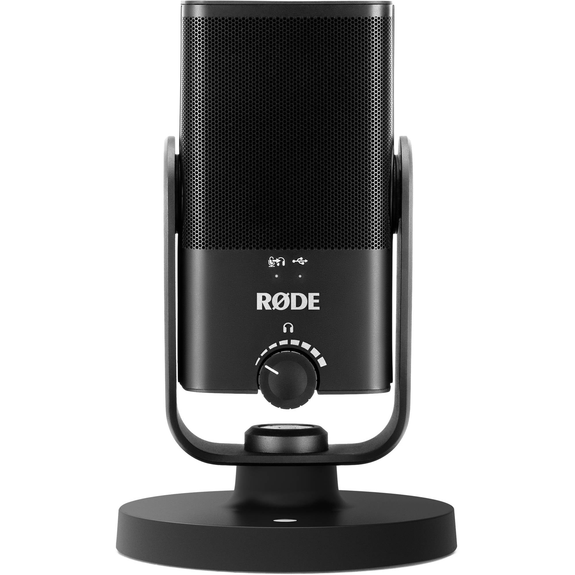 Rode Mini USB Mic + Multi-Purpose Headphones + Pop Filter Wind Screen - Essential Podcast Bundle