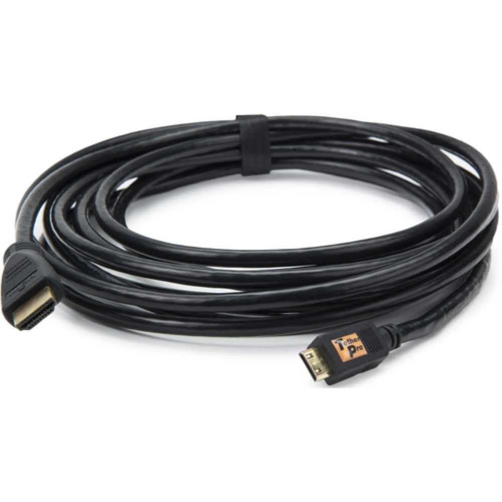 Tether Tools TetherPro High-Speed Mini-HDMI to HDMI Cable with Ethernet | 15'