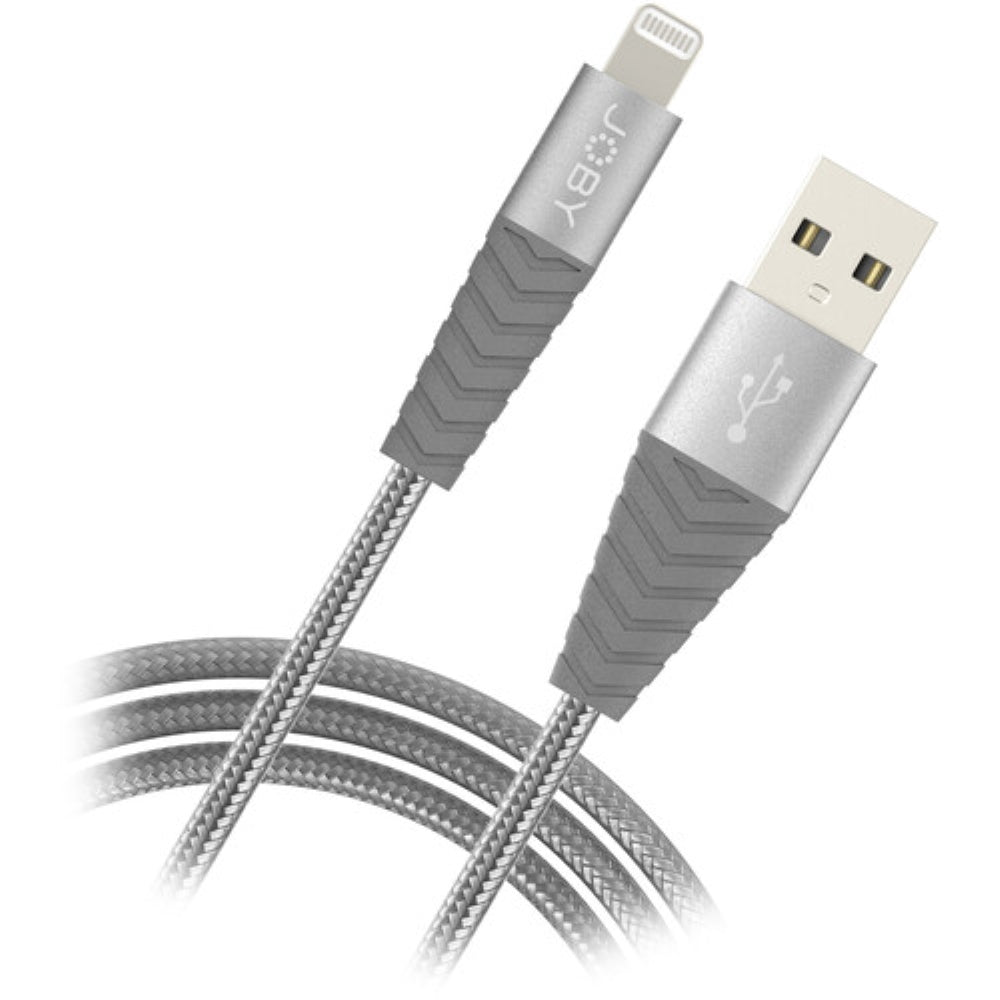 JOBY Charge & Sync Lightning Cable | 3.9', Space Grey