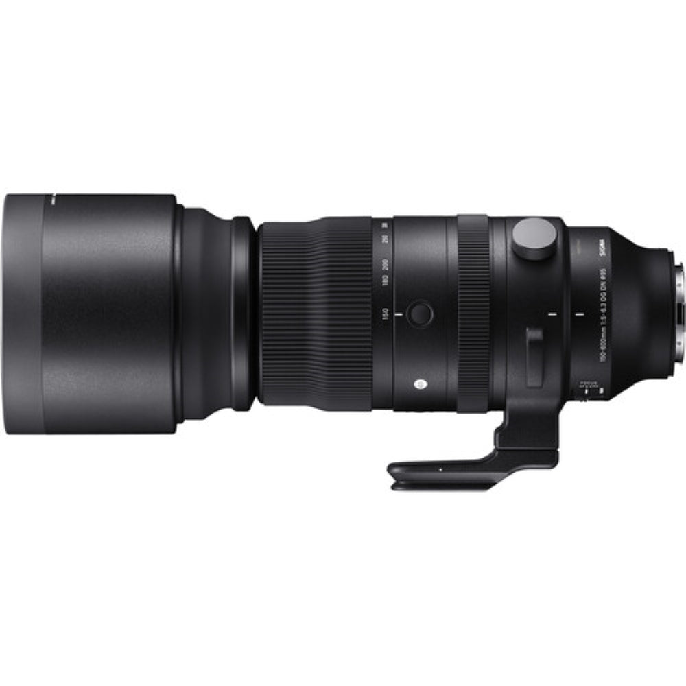 Sigma 150-600mm f/5-6.3 DG DN OS Sports Lens Compatible with L-Mount (Full Frame) Bundle with 95mm UV Filter + Lens Cap Keeper + Cleaning Kit + Cleaning Cloth (5 Items)
